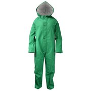 Neese Outerwear I96ACA Chem Shield Coverall w/Hd-Grn-L 10096-50-1-GRN-L